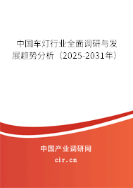 中國(guó)車燈行業(yè)全面調(diào)研與發(fā)展趨勢(shì)分析（2025-2031年）