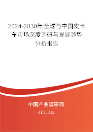 2024-2030年全球與中國(guó)皮卡車市場(chǎng)深度調(diào)研與發(fā)展趨勢(shì)分析報(bào)告