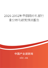 2026-2032年中國(guó)婚紗禮服行業(yè)分析與趨勢(shì)預(yù)測(cè)報(bào)告