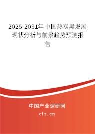 2025-2031年中國(guó)熱炭黑發(fā)展現(xiàn)狀分析與前景趨勢(shì)預(yù)測(cè)報(bào)告