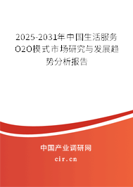 2025-2031年中國生活服務O2O模式市場研究與發(fā)展趨勢分析報告