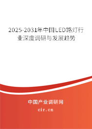 2025-2031年中國(guó)LED路燈行業(yè)深度調(diào)研與發(fā)展趨勢(shì)