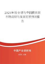 2025年版全球與中國模具鋼市場調(diào)研與發(fā)展前景預(yù)測報告