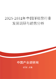 2025-2031年中國浮艇泵行業(yè)發(fā)展調(diào)研與趨勢分析