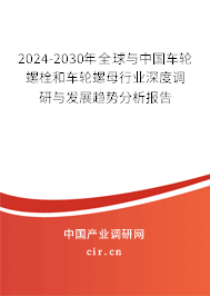 2024-2030年全球與中國(guó)車輪螺栓和車輪螺母行業(yè)深度調(diào)研與發(fā)展趨勢(shì)分析報(bào)告