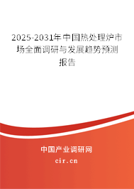 2025-2031年中國(guó)熱處理爐市場(chǎng)全面調(diào)研與發(fā)展趨勢(shì)預(yù)測(cè)報(bào)告