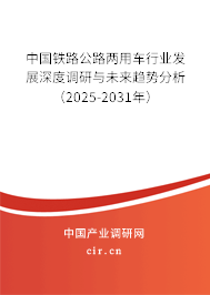 中國鐵路公路兩用車行業(yè)發(fā)展深度調(diào)研與未來趨勢分析（2025-2031年）