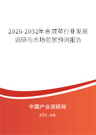 2026-2032年合成革行業(yè)發(fā)展調(diào)研與市場前景預(yù)測報告